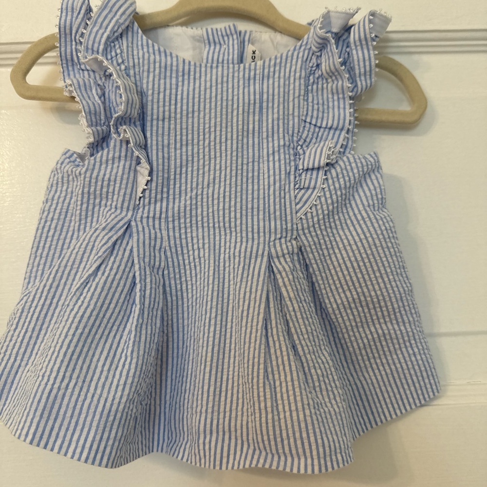 Janie and Jack Striped Baby Dress/Top